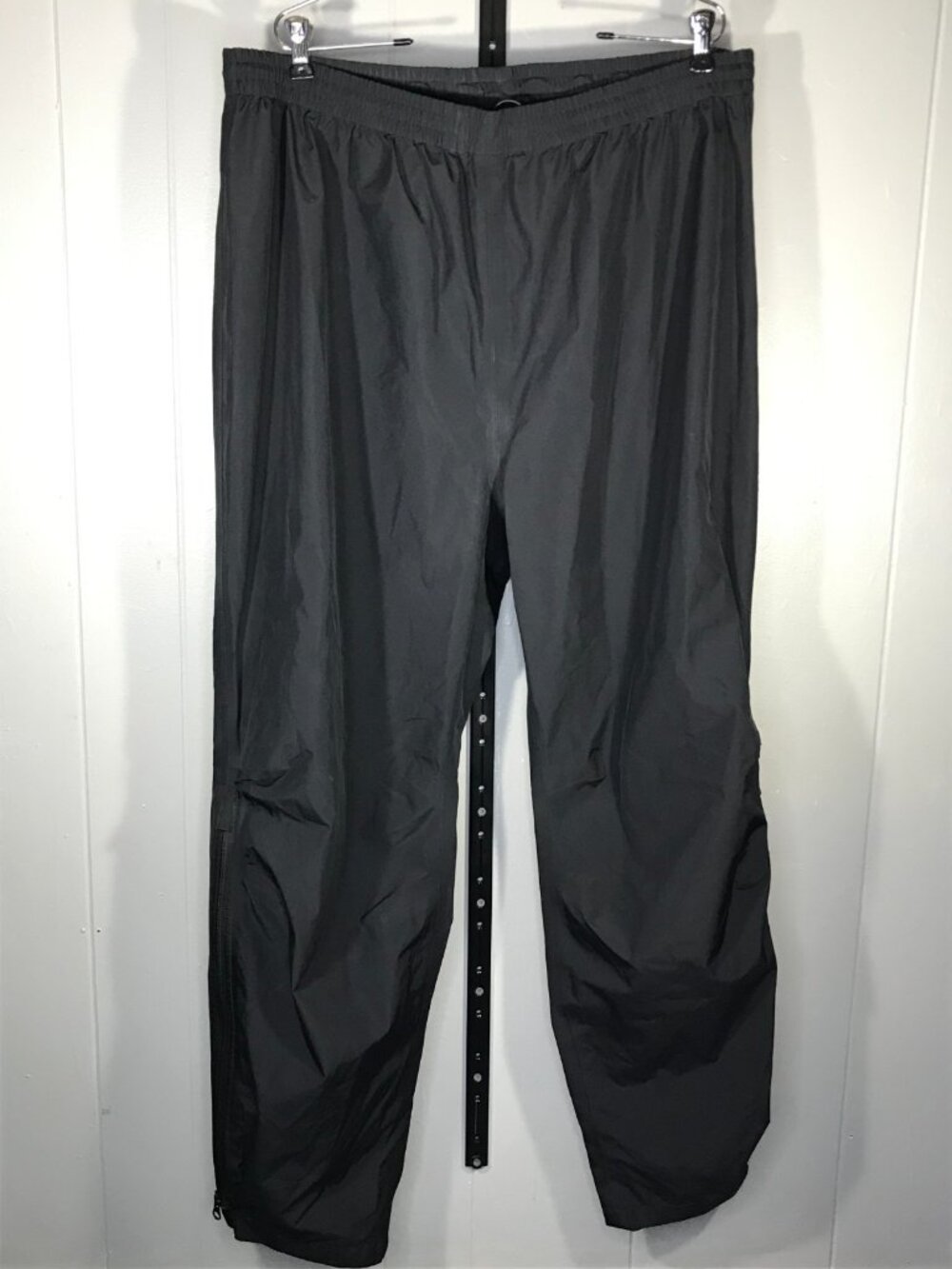 Cabela's Gore-Tex Paclite Rain Pants Mens 2XL Black Excellent Waterproof Shell